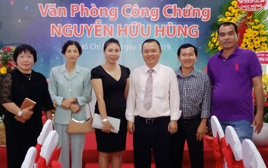 Văn phòng công chứng Nguyễn Hữu Hùng gian dối hồ sơ thành lập 