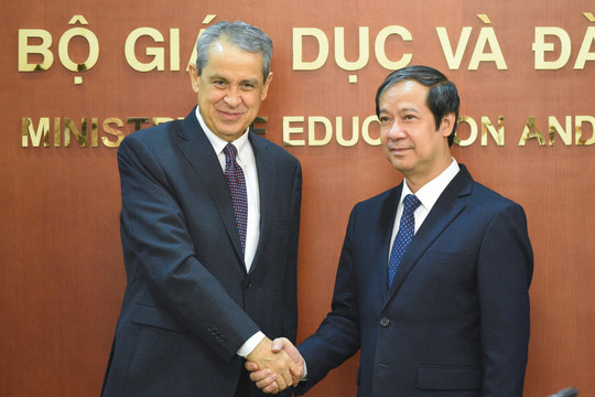 Bộ trưởng Nguyễn Kim Sơn tiếp xã giao Đại sứ Mexico tại Việt Nam