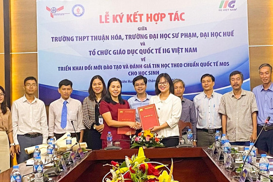 Thừa Thiên - Huế: Học sinh THPT thêm cơ hội thi chứng chỉ Tin học quốc tế MOS