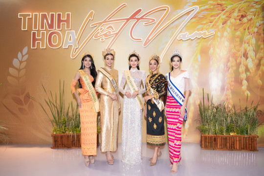 5 nàng hậu quốc tế đọ sắc tôn vinh Tinh hoạ gạo Việt