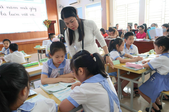 Phát triển năng lực học sinh với dạy học Tiếng Việt lớp 3