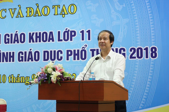 Bộ trưởng Nguyễn Kim Sơn: Đề cao trách nhiệm với Hội đồng thẩm định SGK lớp 11