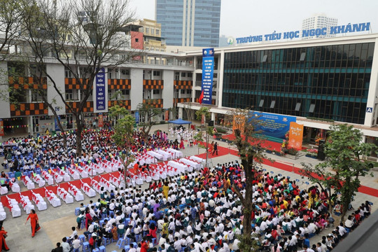 Trường  tiểu học Ngọc Khánh hướng tới đạt chuẩn Quốc gia mức độ 2
