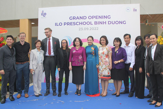 Thứ trưởng Ngô Thị Minh dự Lễ khánh thành Trường mầm non ILO tại Bình Dương