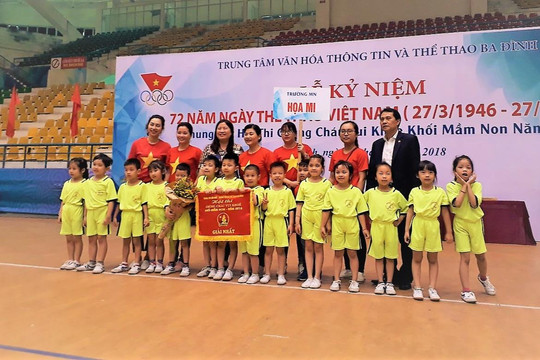 Trường Mầm non Họa Mi - điểm sáng của giáo dục quận Ba Đình