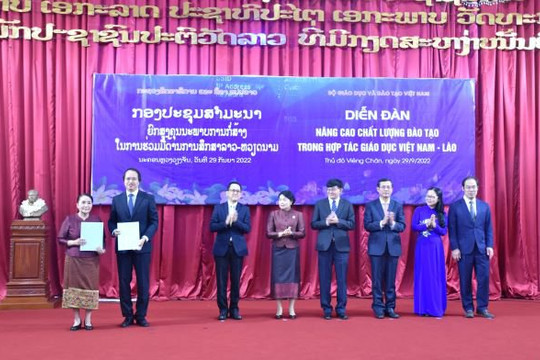 Nâng cao chất lượng đào tạo trong hợp tác giáo dục Việt Nam-Lào