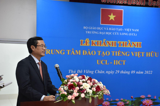 Khánh thành Trung tâm đào tạo tiếng Việt hữu nghị UCL-IICT tại Lào