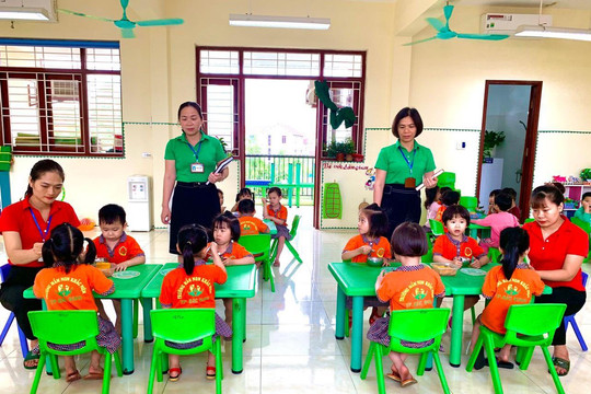 Bắc Ninh chú trọng phát triển giáo dục mầm non ở khu công nghiệp
