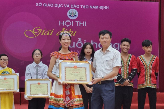 77 tiết mục tham gia hội thi Giai điệu tuổi hồng tỉnh Nam Định