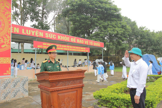 513 học sinh dự Hội thao Giáo dục quốc phòng, an ninh THPT tỉnh Đắk Lắk