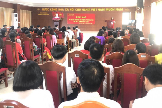 132 thí sinh tham gia cuộc thi giáo viên chủ nhiệm giỏi cấp THCS Hà Giang