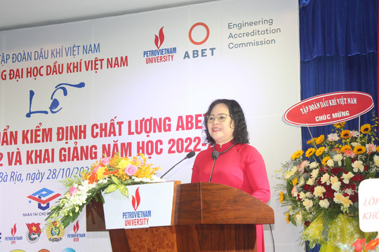 Trường Đại học Dầu khí Việt Nam khai giảng năm học mới 2022-2023