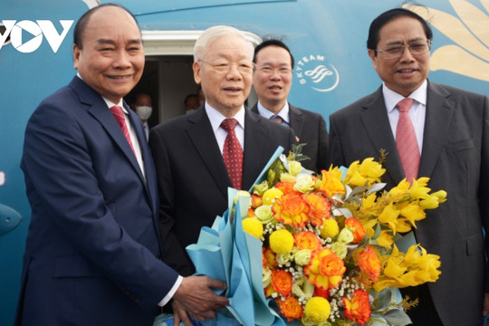 Tổng Bí thư Nguyễn Phú Trọng lên đường thăm chính thức nước CHND Trung Hoa