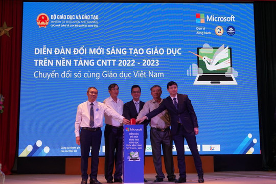 Phát động diễn đàn Đổi mới sáng tạo Giáo dục Việt Nam 2022-2023
