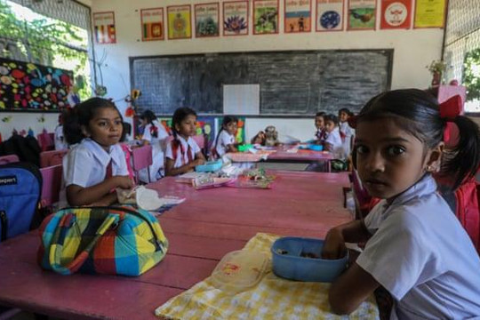 Trẻ em Sri Lanka bỏ học vì đói khi lạm phát tăng