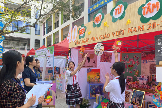 Ngày hội trải nghiệm sáng tạo cho học sinh tiểu học Hà Nội