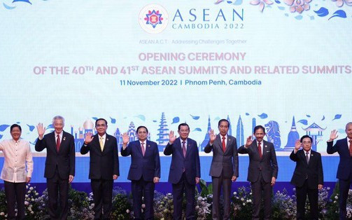 Hình ảnh Lễ khai mạc Hội nghị Cấp cao ASEAN 40, 41