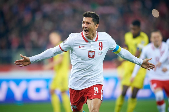 Ba Lan công bố danh sách dự World Cup 2022