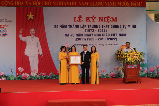 Ngôi trường mang tên danh nhân lịch sử Dương Tự Minh tròn 50 tuổi