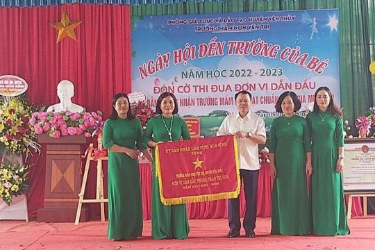 Trường Mầm non Yên Trị: Xứng danh lá cờ đầu giáo dục mầm non tỉnh Hoà Bình