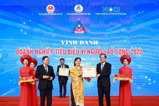 Nestlé Việt Nam là 'Doanh nghiệp tiêu biểu vì Người lao động'