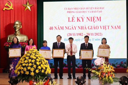 Hải Hậu (Nam Định) tập trung nguồn lực nâng cao chất lượng giáo dục