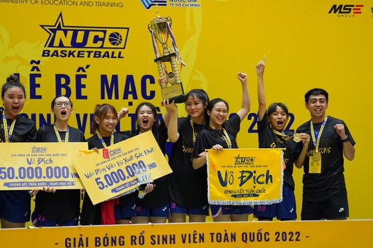 Đại học RMIT và Tôn Đức Thắng giành vô địch giải bóng rổ sinh viên toàn quốc