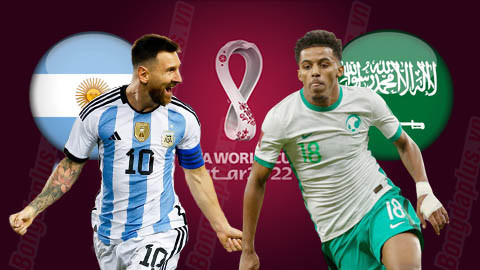Nhận định bóng đá Argentina vs Saudi Arabia 17h ngày 22/11