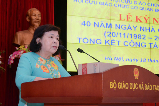 Hội Cựu giáo chức luôn đồng hành cùng sự nghiệp giáo dục Việt Nam