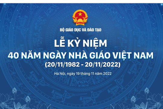 Đại lễ kỷ niệm 40 năm ngày Nhà giáo Việt Nam