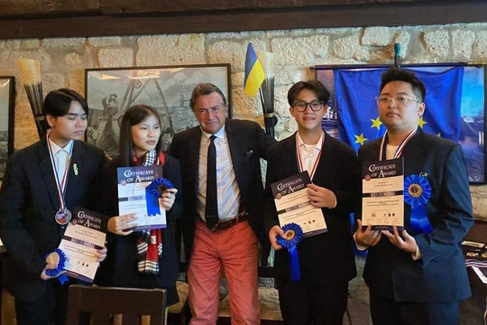 Học sinh Quảng Ninh đoạt huy chương vàng cuộc thi sáng chế quốc tế