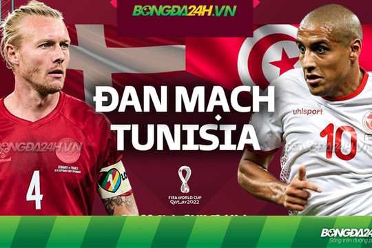 Nhận định bóng đá Đan Mạch vs Tunisia 20 ngày 22/11