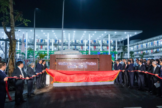 Khánh thành trường học nhân kỷ niệm ngày sinh Thủ tướng Võ Văn Kiệt