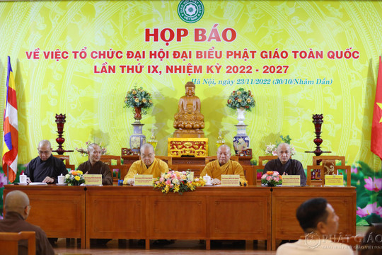 Hơn 1.000 đại biểu tham dự Đại hội đại biểu Phật giáo toàn quốc lần thứ IX