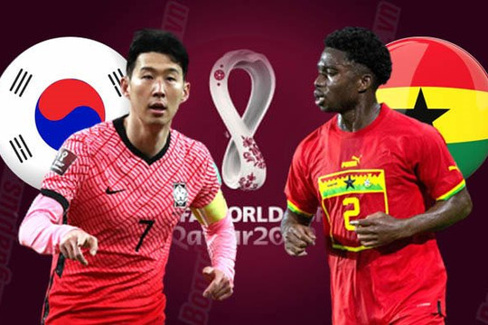 Dự đoán tỷ số Hàn Quốc vs Ghana 20h ngày 28/11