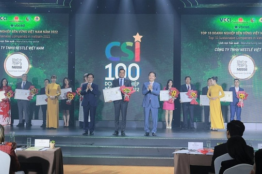 Nestlé Việt Nam được bình chọn là doanh nghiệp bền vững 