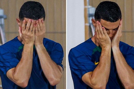 Hình ảnh mệt mỏi của Ronaldo