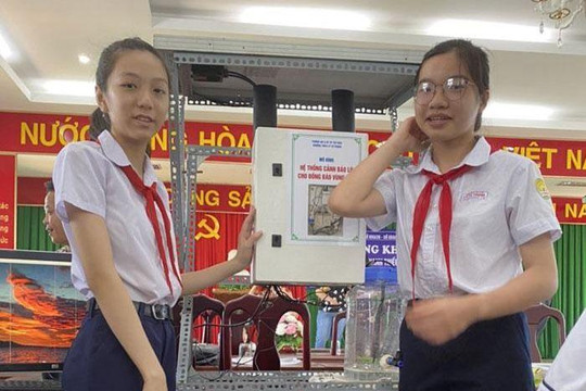 Học sinh Phú Yên sáng chế thiết bị cảnh báo sớm lũ quét