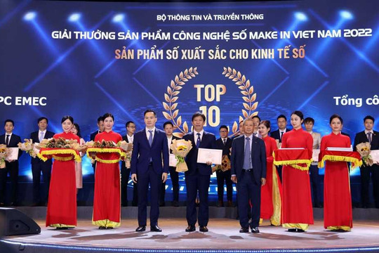 Hai sản phẩm của EVN nhận giải thưởng công nghệ số 'Make in Viet Nam'