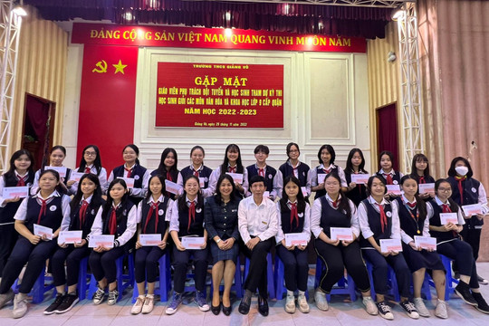 Học sinh Ba Đình đạt nhiều thành tích cao tại kỳ thi WMTC năm 2022