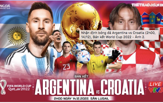 Nhận định bán kết World Cup 2022 Argentina vs Croatia 2h ngày 14/12