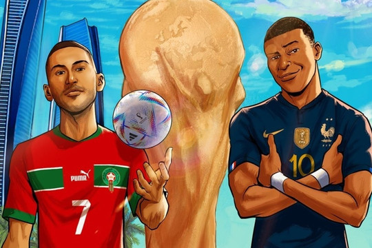 Morocco và Pháp là trận đấu đặc biệt nhất World Cup 2022