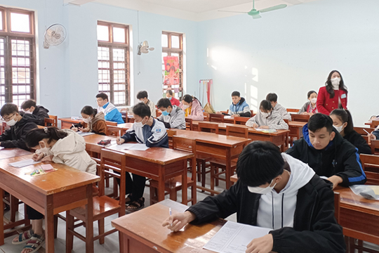 Gần 1.800 thí sinh Quảng Bình tham dự kỳ thi chọn học sinh giỏi tỉnh lớp 9 và 12