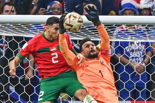 Pháp 1-0 Morocco: Hugo Lloris hoạt động vất vả