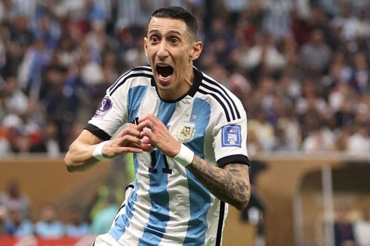 Argentina 2-0 Pháp: Di Maria nhân đôi cách biệt