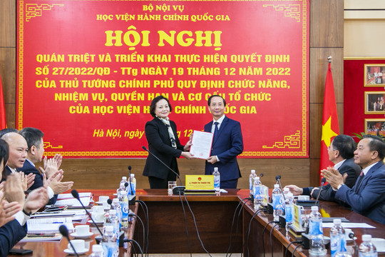 PGS.TS Nguyễn Bá Chiến làm Quyền Giám đốc Học viện Hành chính Quốc gia