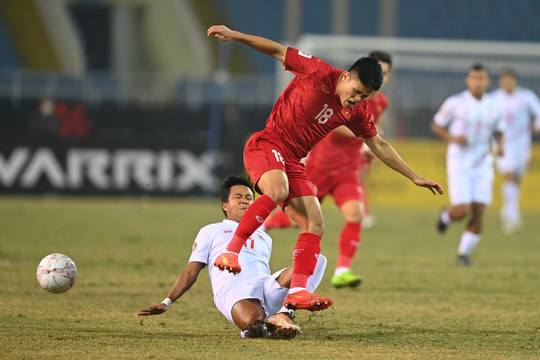 Tuyển Việt Nam 1-0 Myanmar: Tuấn Hải ghi bàn