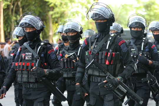 Cảnh sát triển khai bảo vệ trận đấu Việt Nam vs Indonesia