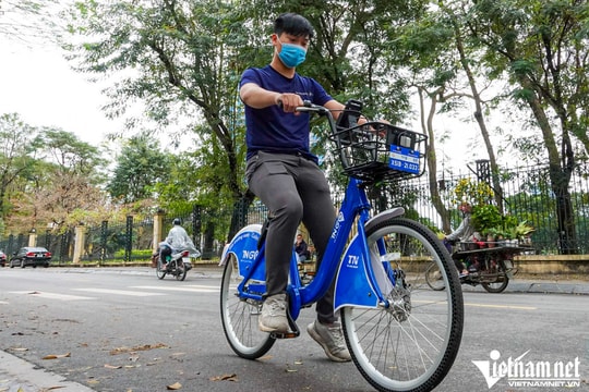 Thí điểm dịch vụ xe đạp công cộng ở Hà Nội vào dịp Tết Nguyên đán