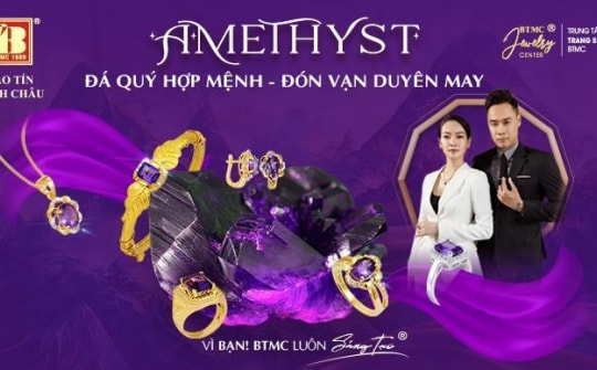 Top sản phẩm vàng, trang sức Amethyst được ưa chuộng hiện nay